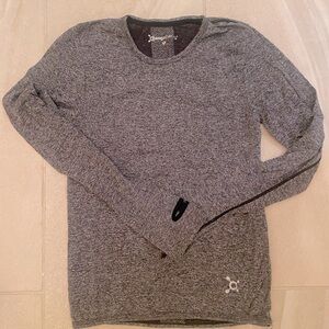Orangetheory thermal long sleeve top heather grey